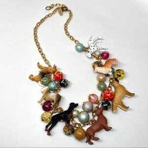 Lenora Dame long dog necklace